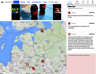 belarus.liveuamap.com screenshot