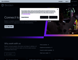 belden.com screenshot