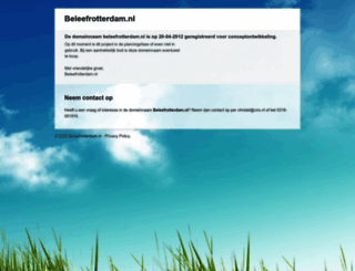 beleefrotterdam.nl screenshot