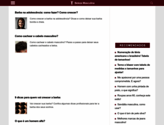 belezamasculina.com.br screenshot