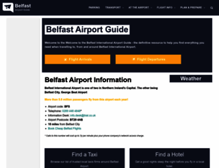 belfast-airport-guide.co.uk screenshot