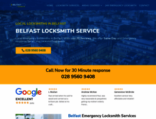 belfast-locksmith.co.uk screenshot
