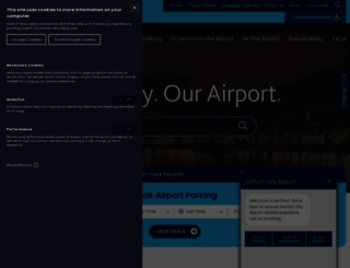 belfastcityairport.com screenshot