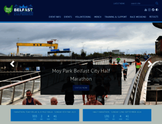 belfastcitymarathon.com screenshot