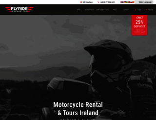 belfastmotorcyclerentals.com screenshot