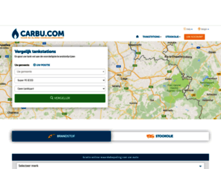 belgie.carbu.com screenshot