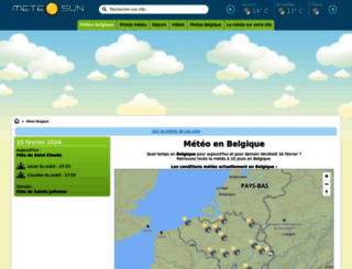belgique.meteosun.com screenshot