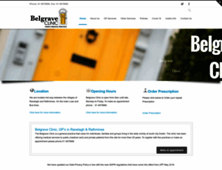 belgraveclinic.com screenshot