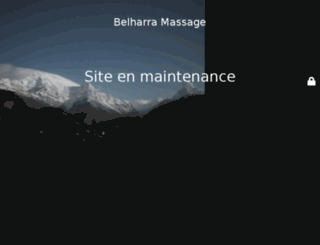 belharra-massage.fr screenshot