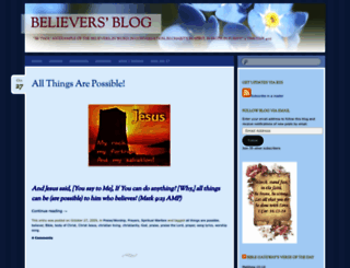 believersblog.wordpress.com screenshot