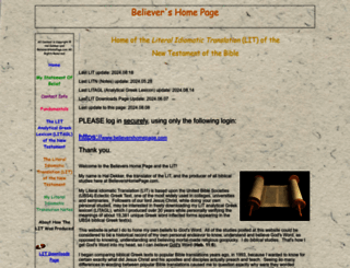 believershomepage.com screenshot