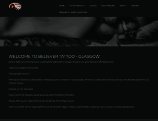 believertattoo.com screenshot