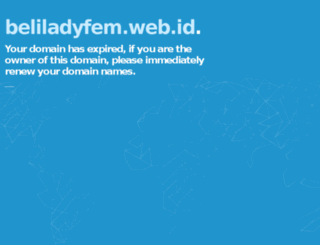 beliladyfem.web.id screenshot