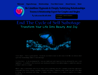 belimitlesshypnosis.com screenshot