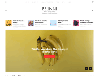 belinni.pixel-show.com screenshot