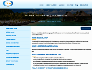 belize-corporations-ibc-incorporate-in-belize.offshore-companies.co.uk screenshot