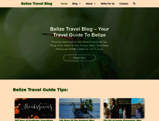 belize-travel-blog.chaacreek.com screenshot