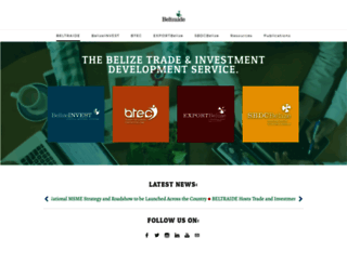 belizeinvest.org.bz screenshot