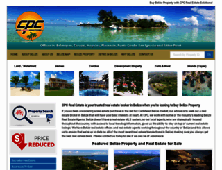 belizeproperty.com screenshot