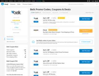 belk.bluepromocode.com screenshot