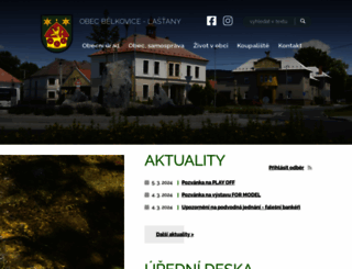 belkovice-lastany.cz screenshot