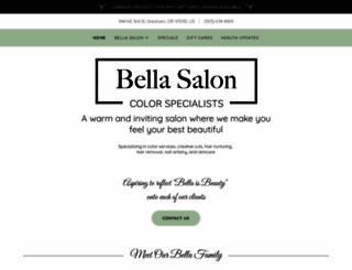 bellacolorspecialists.com screenshot