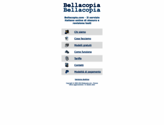bellacopia.com screenshot