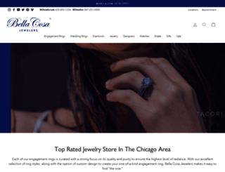 bellacosajewelers.com screenshot