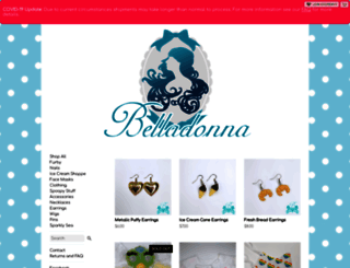 belladonna.storenvy.com screenshot