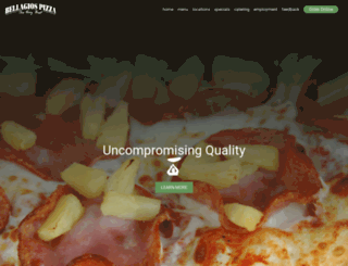 bellagiospizza.com screenshot