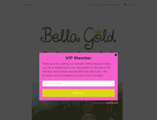 bellagoldcouture.com screenshot