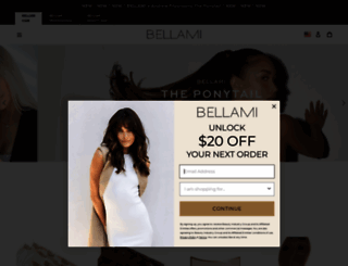 bellamihair.com screenshot