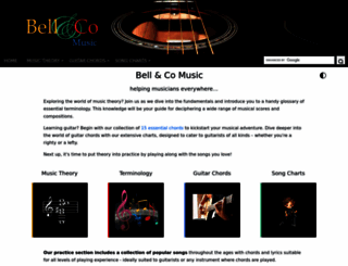 bellandcomusic.com screenshot