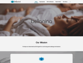 bellaninadayspa.com screenshot