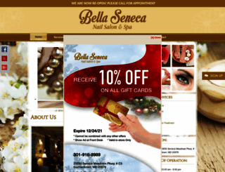bellaseneca.com screenshot