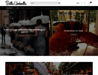 bellaumbrella.com screenshot
