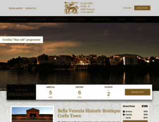 bellaveneziahotel.com screenshot