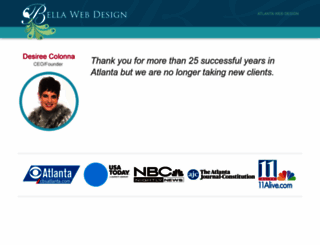 bellawebdesign.com screenshot