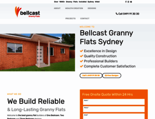 bellcastgrannyflats.com.au screenshot