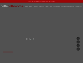 bellebathrooms.com.au screenshot