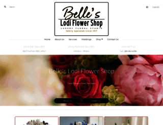bellesflowershop.com screenshot