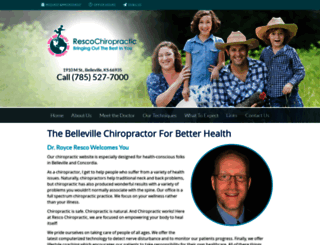 bellevillechiropractor.com screenshot