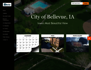bellevueia.gov screenshot