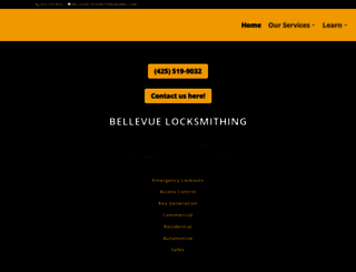 bellevuelocksmithing.com screenshot