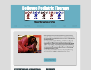 bellevuepediatrictherapy.com screenshot