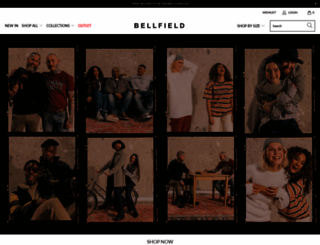 bellfieldclothing.com screenshot