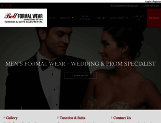 bellformalwear.com screenshot