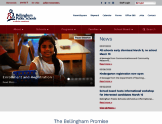bellinghamschools.org screenshot