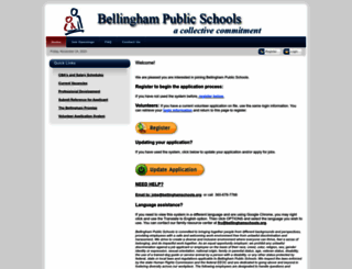 bellinghamschoolsjobs.hrmplus.net screenshot