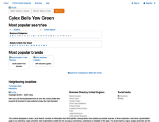 bells-yew-green.cylex-uk.co.uk screenshot